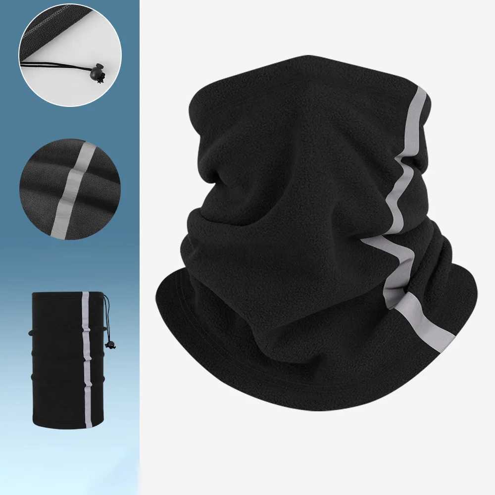 Winter Neck Warmer Cycling Men Women Fleece Warm Reflective Neck Wrap Multifunctional Hiking Face Mask Delivery Ski Neck Cover S251110