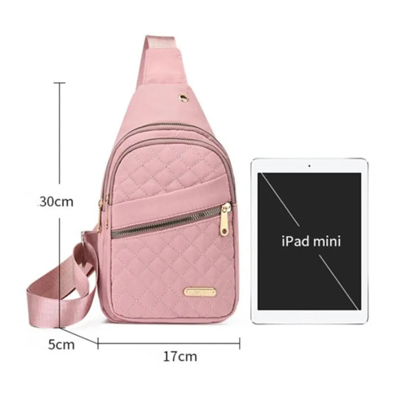 Lightweight Comfortable Quilted Crossbody Chest Bag Perfect for Daily Use Casual Outings Travel Women Sling Shoulder Purse 251110