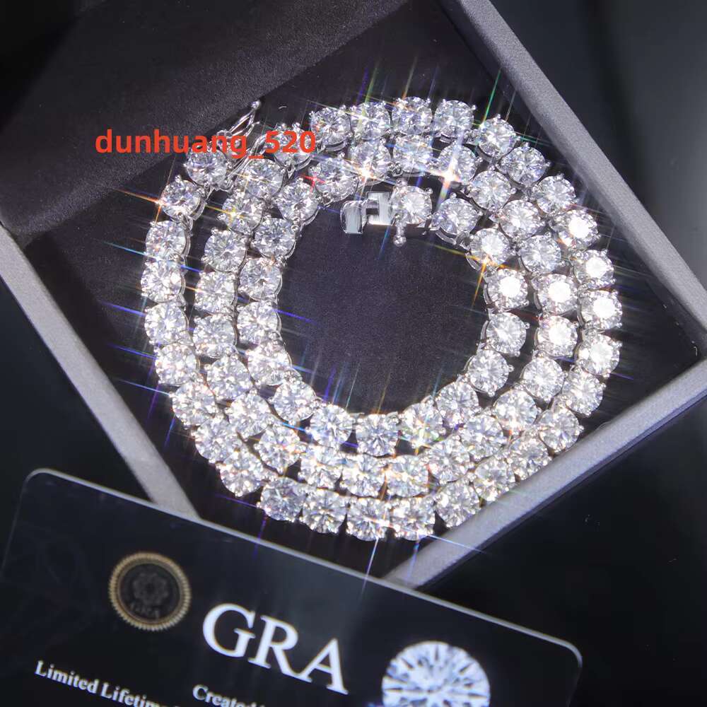 Hot-Sale 6.5/5 Mm Dia Chain Necklace Bracelet S Sier VVS Moissanite Tennis K Fine Jewelry For Men Women
