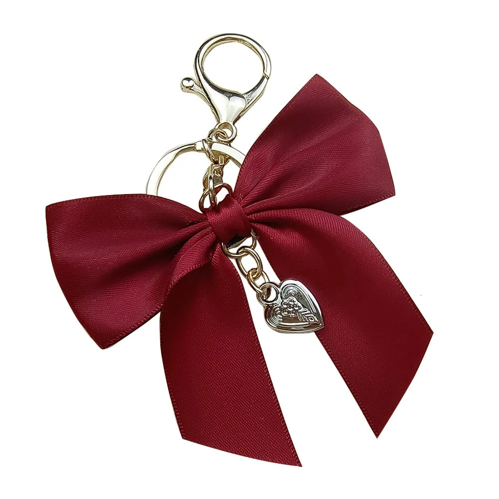 Red Bow KeyCain Fashion Bag Jewelry Most Pendant Gifts Ribbon Key Chani For Women Pendant Valentines Day Gift 251110