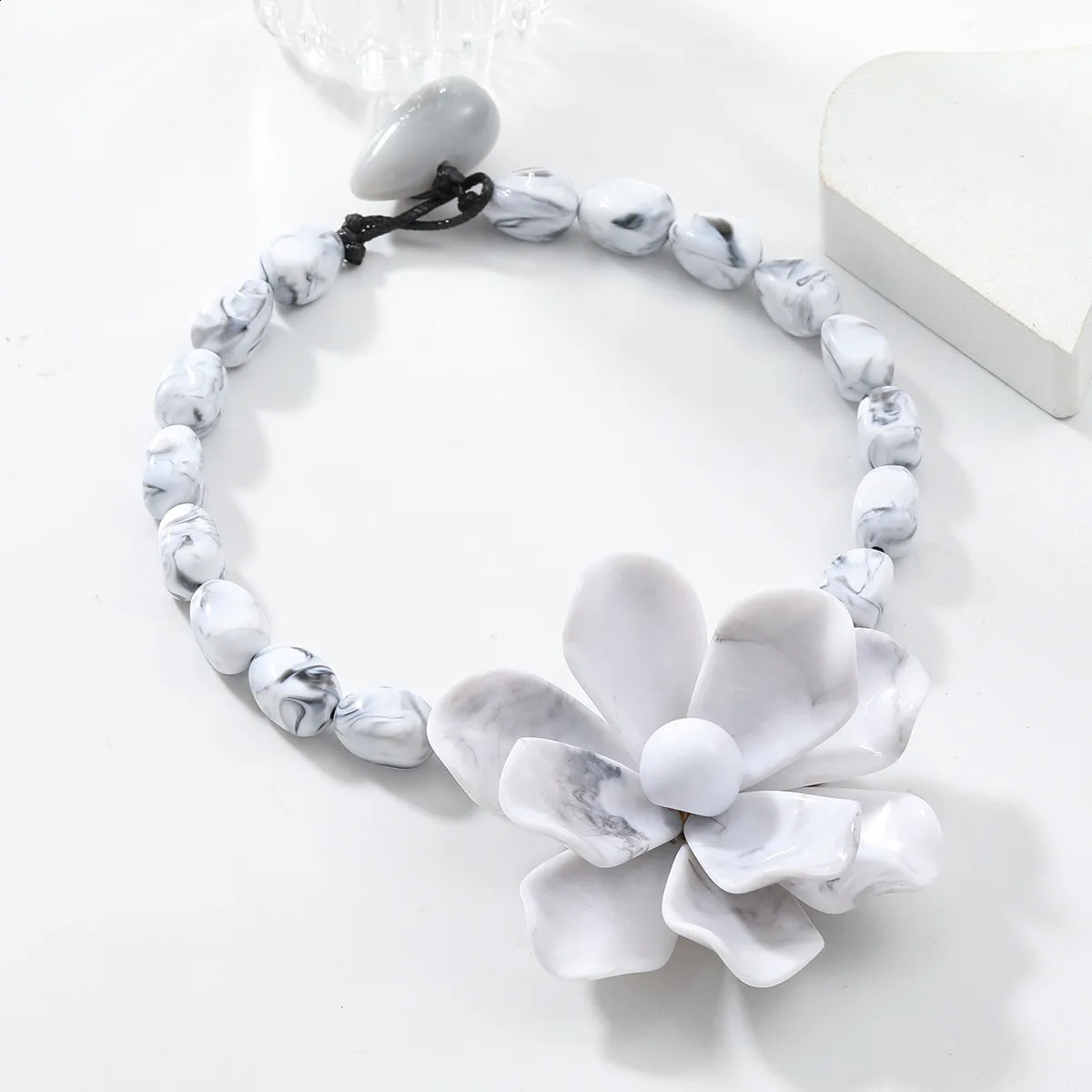 Vedawas floral detail rope necklace Bohemian elegant colorful handmade bead enamel flower banquet womens accessories 250409