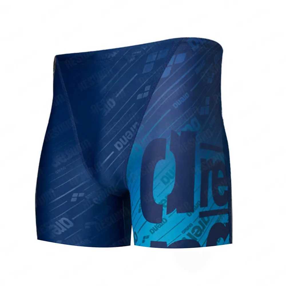 Summer Mens Swimming Jammer Endurance Exercise Training Swimsuit Shorts Swimming Trunk Swimsuit Jammer Tight Surfing Beach ShortsW250410