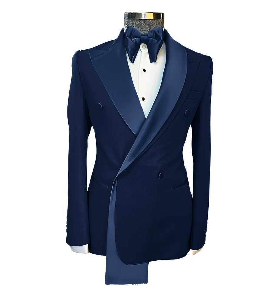 Mens Set Single Jacket Wedding Groom Tailcoat Peak Collar Design Mens Fashion Customized Clothing Jacket W250410