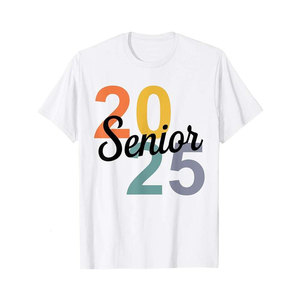 Designer T shirt Senior 2025 Class Of 2025 Back To School 2025 - 220g T shits