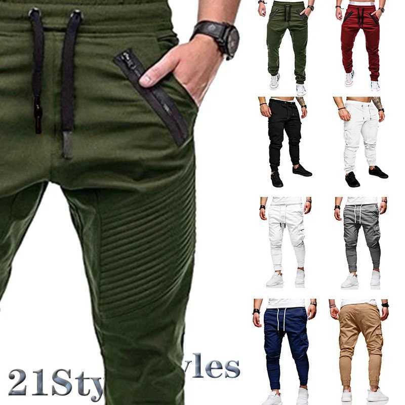 2023 new mens outdoor sports pants jogging harem pants casual fitness Trouser sports pantsXJ250410