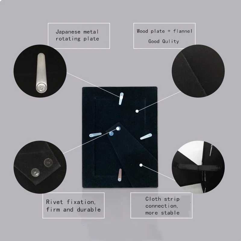 European Luxury Wooden Photo Frame Home Office Study Desktop Decoration L251110 H260306