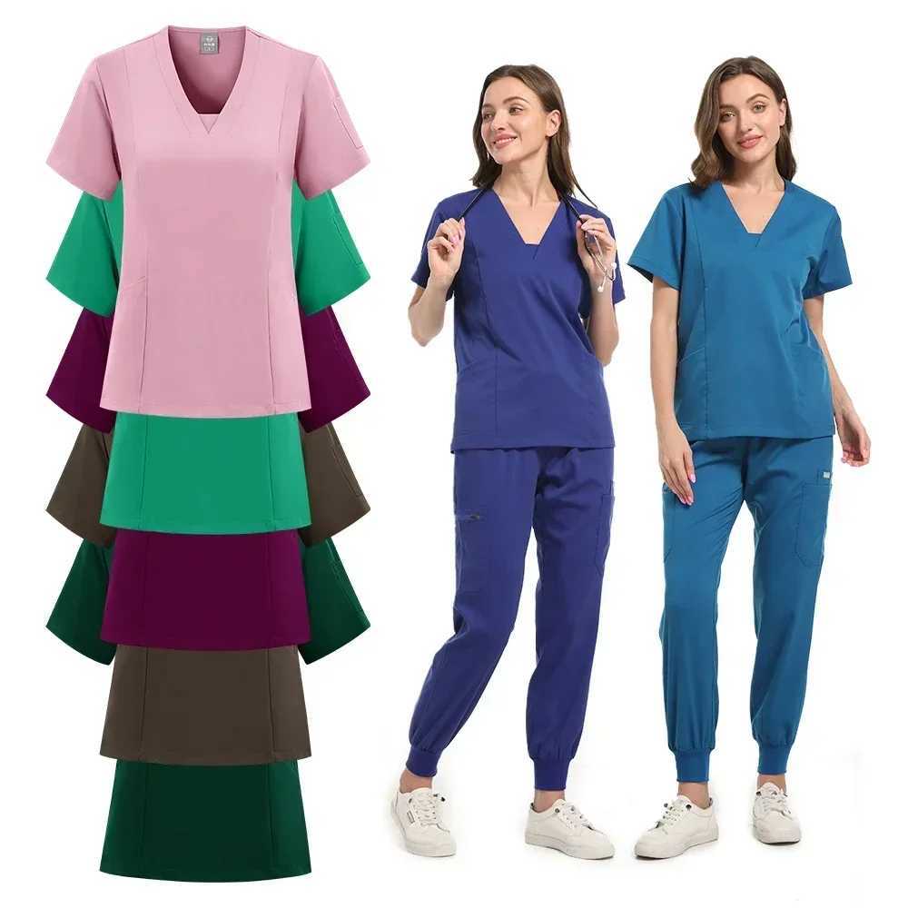 Operating Room Medical Uniforms Matte Hospital Work Matte Set Nursing Supplies Nursing Dental Surgical Dresses Work Clothes X250410