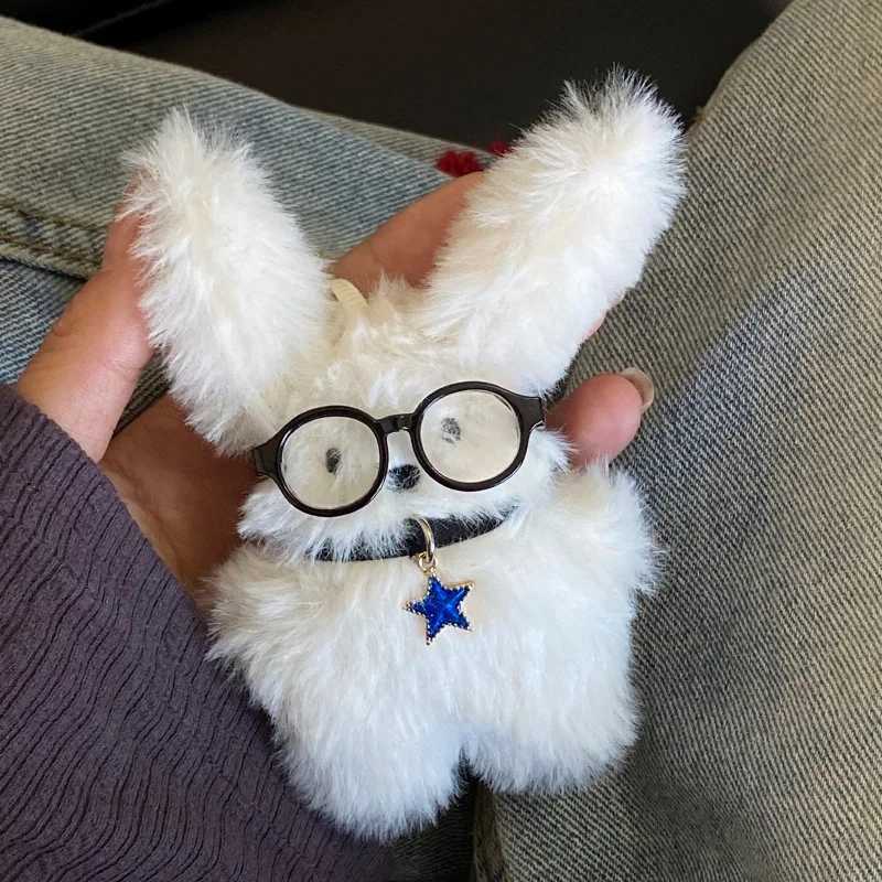 IFYOUOO Cute Plush Rabbit Doll Keychain Ring Womens Bag Charm Accessories Toy Car Key Party Gift Pavilion Gift W250411