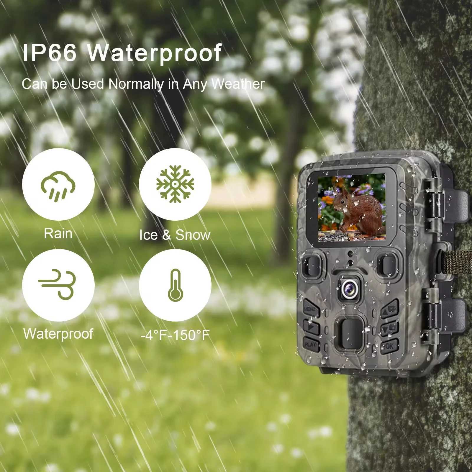 Mini600/Mini301 Mini Trail Hunting Camera Wildlife Hunter Camera 20MP 1080P Forest Animal Camera Photo Trap Monitoring Tracking X2504111