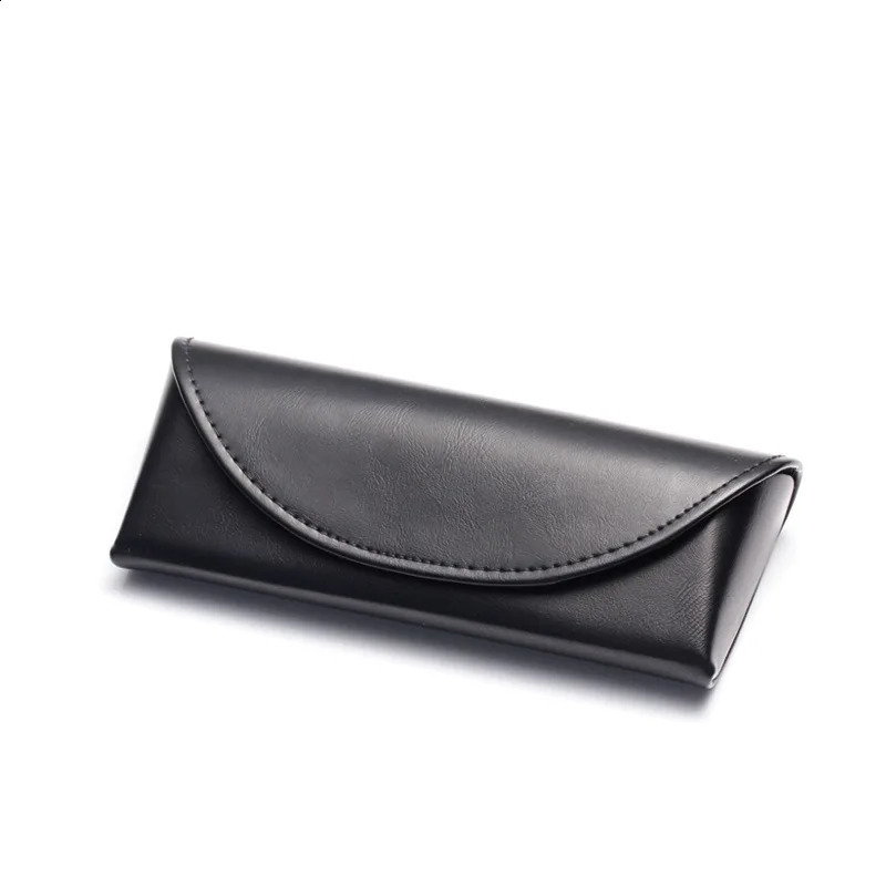 Leather Mens Sunglasses Box Black PU Compressed Glass Box Fashion Glass Cover 250409