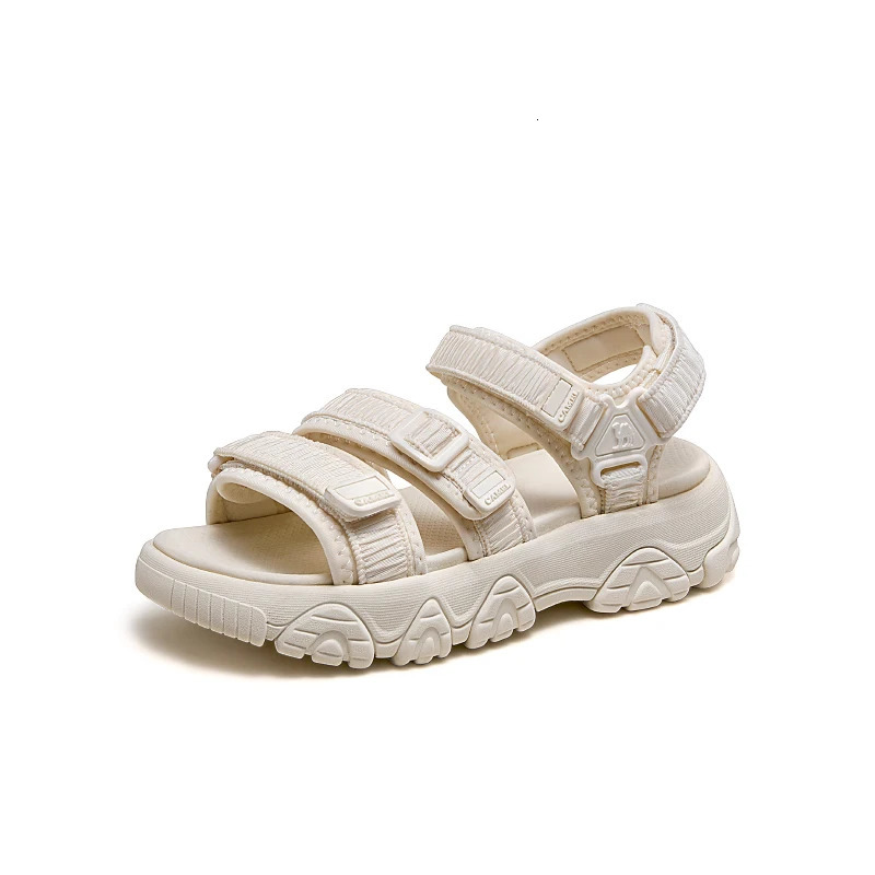 GOLDEN CAMEL Womens Sandals Summer Thick-soled Sport Sandal Casual Fashion Beach Ladies Shoes for Women Retro Slippers 251110