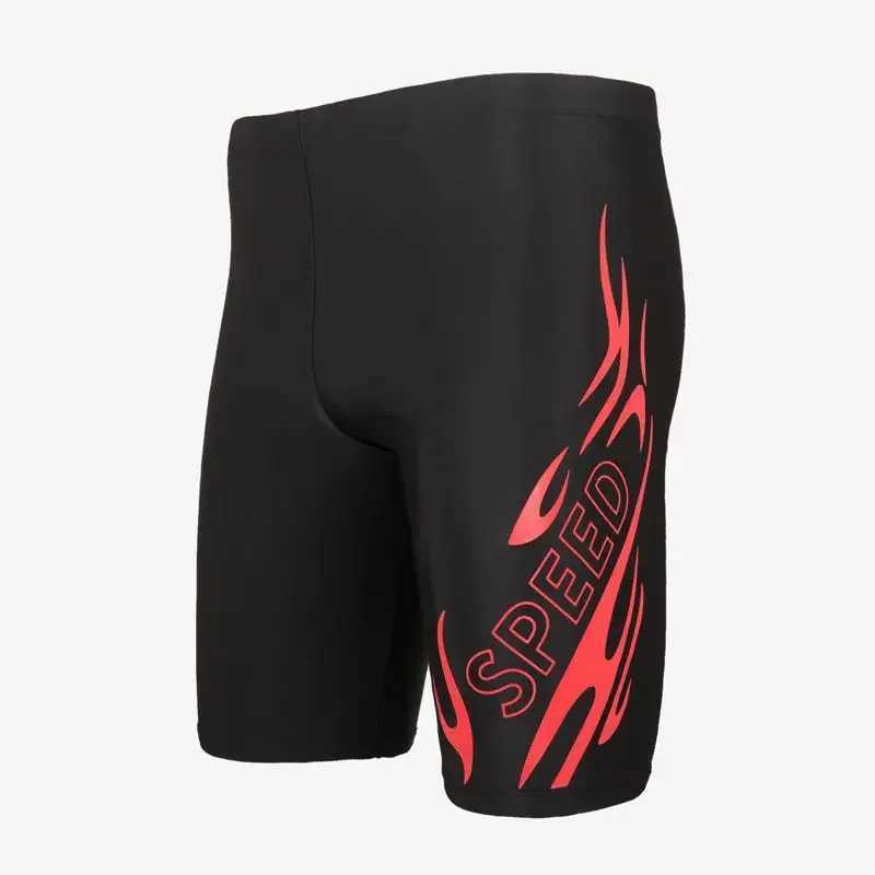 Mens five point swimsuits mens swimsuits hot spring high elasticity quick drying swimsuits mens long swimsuitsW250410