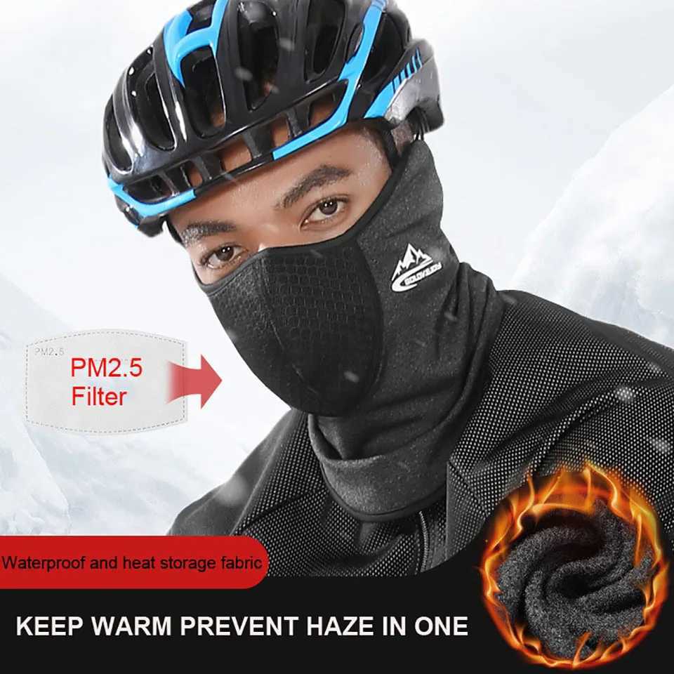 KoKossi Warm Balaclava Windproof Winter Fleece Motorcycle Cycling Full Face Mask Thermal Mask Outdoor Skiing Cycling Headgear S251110
