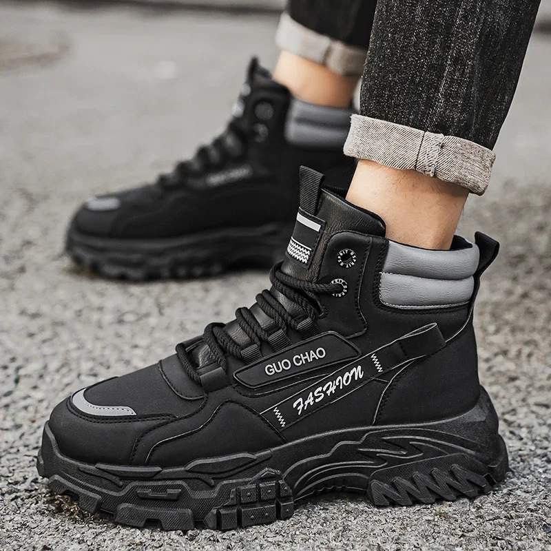 Working Shoes Men Mens Boots Offer Work Safety Shoes Military Man Tactical Boots Men Motorcycle Boot Mens Ankle Army Shooes 251110