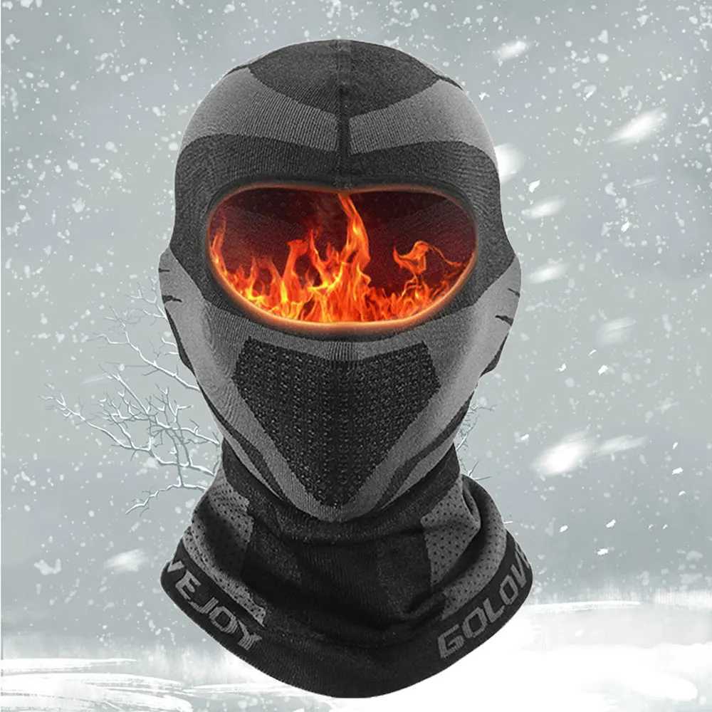 Men Balaclava Motorcycle Face Mask Full Face Winter Cold-proof Ski Mask Motorcycle Cycling Bike Scarf Hat Casco Moto Helmet Hood S251110{category}