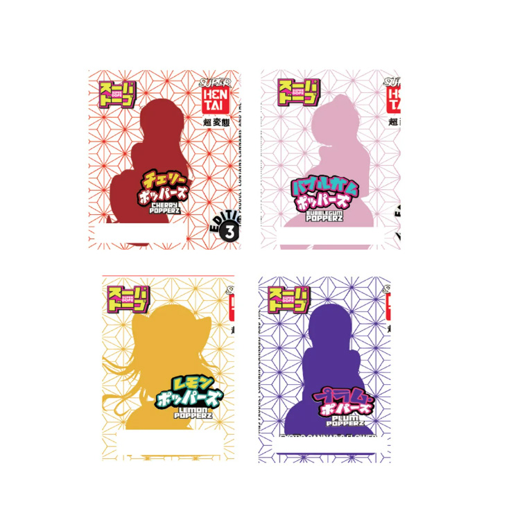 Wholesales Doja Keep IT Ten Sticker Labels Package 7 Gram Flower Glass Jar Label Multi Design Hologram Laser Film Stickers Support Customs Hot Sale