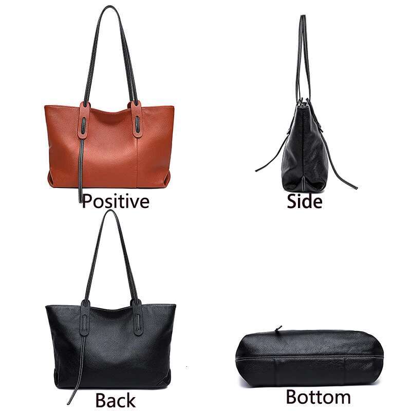 100% Genuine Cowhide Shoulder High Quality Handbags Brand Crossbody Bags For Women Leather Bag Tote Bag