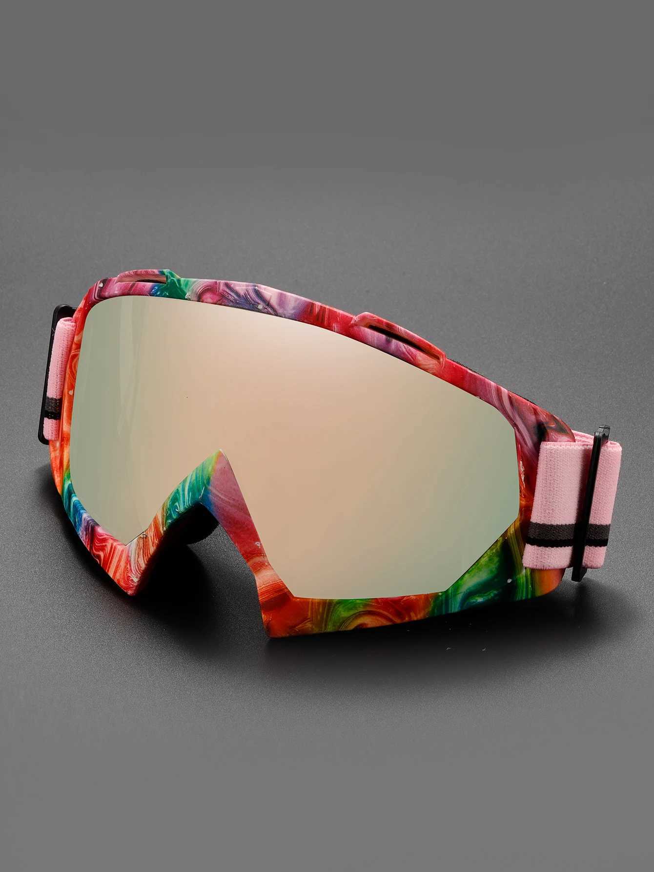 Genuine Film-Enhanced Anti-Fog Ski Goggles - Outdoor Sports Goggles for Cycling and Skiing with Windproof Function K251110