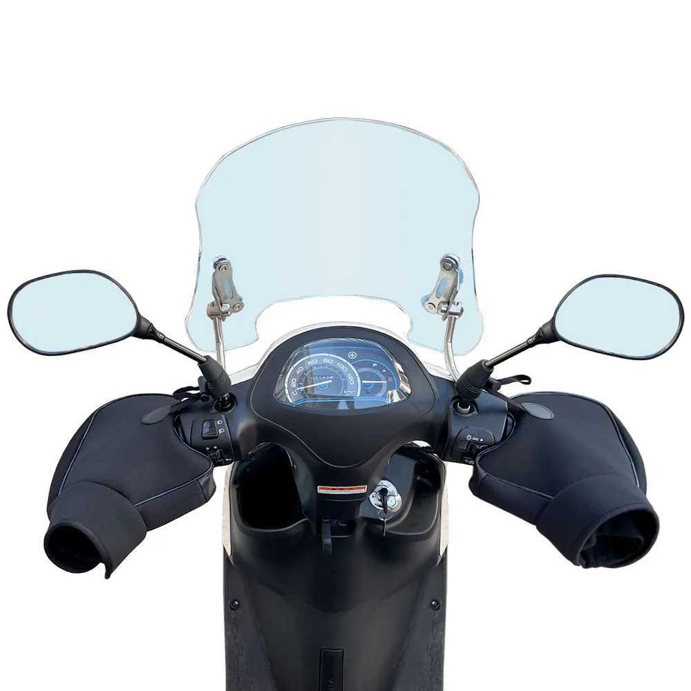 Winter motorcycle riding with plush warm handle cover suitable for motorcycle scooters S25118