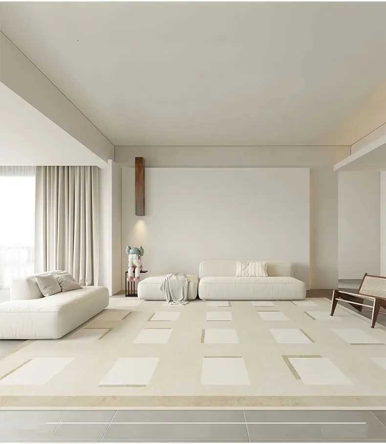 Light Luxury Bedroom Decor Plush Carpet Thicken Washable Lounge Rug Home Study Floor Mat French Style Carpets for Living Room Y251110