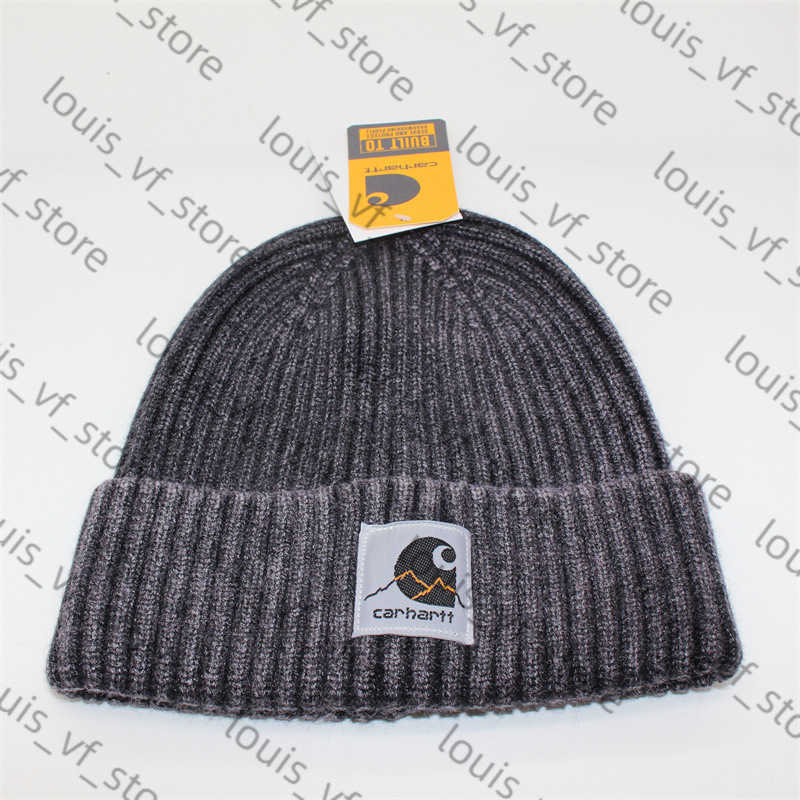 Trendy Winter Fabric Patch Knitted Hat Hip-hop Bean Outdoor Woolen Cold Hood Cover Warm H250411