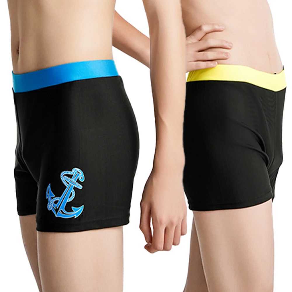 Boy Swimming Relay Children Dolphin Coconut Tree Printed Holiday Swimsuit Summer Childrens Swimsuit Casual Beach Shorts 23-55kgW250410