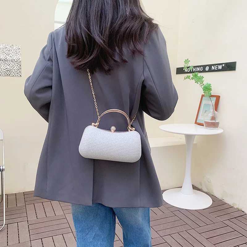 2025 New Trendy Womens Bag Texture Exquisite Womens Bag Simple and Fashionable Small Bag Lock Shoulder Chain Crossbody BagT251110