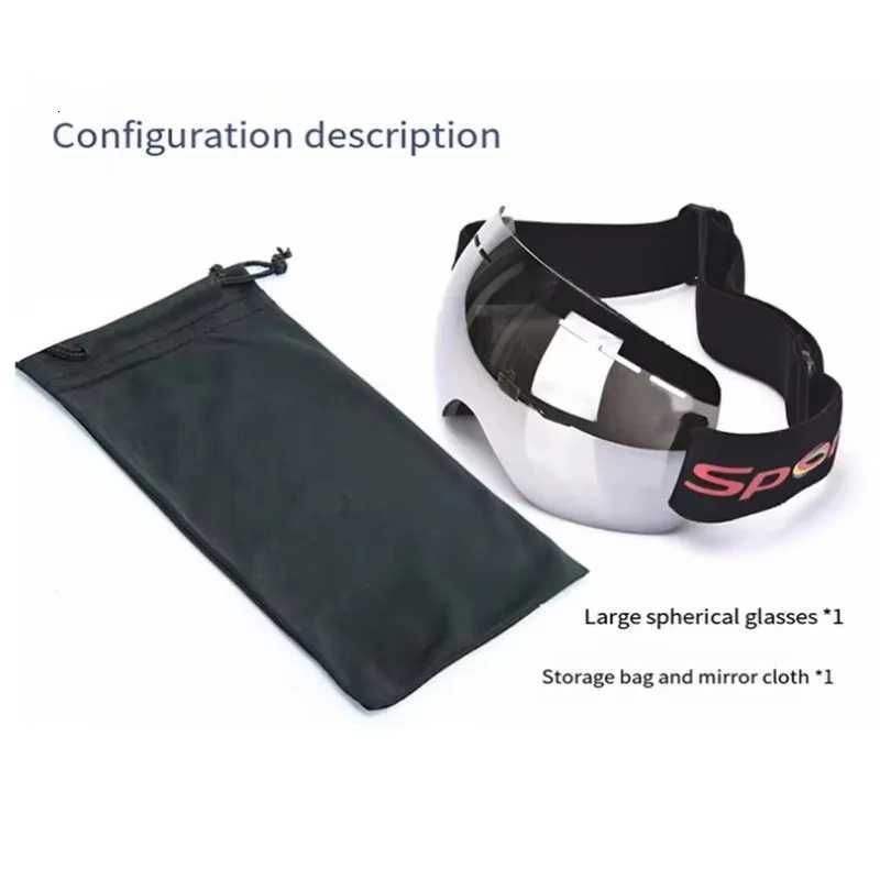 Outdoor Sports Ski Goggles UV Protection Winter Male Female Snow Sports Anti-Fog Eyewear Snowboard Skiing Glasses snow sports K251110