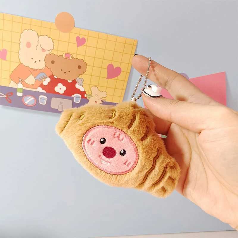 Creative Soft Fill Animal Capybara Plush Doll Star Squeak Toy Cartoon Bag Pendant Keychain Backpack Car Bag Keyring W250411