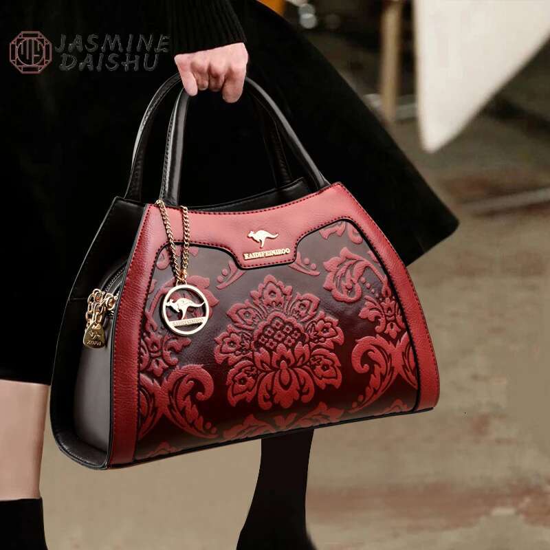 New Bag Designer Cowhide Handbags Famous Brands Crossbody Bag For Women Leather Shoulder Bags Sac A Main