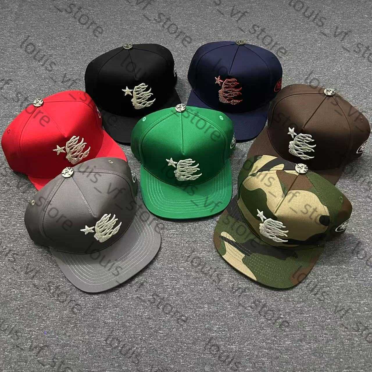 Trendy Embroidered Hot Diamond Baseball Hat Sun Flat H250411