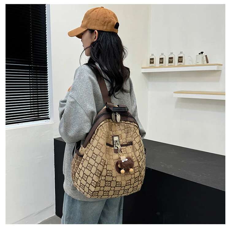 2025 New Casual Printed Large Capacity Women's Travel Backpack, Women's Designer Bag, Trendy Women's Bag5