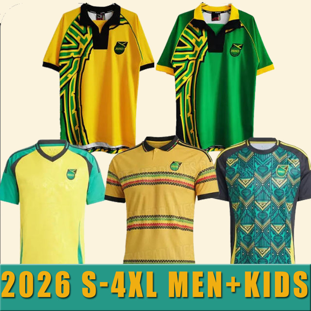 2024 2025 S-4XL Jamaica national football soccer jerseys 26 27 BAILEY ANTONIO REID shirt NICHOLSON MORRISON LOWE Men 1998 Retro Football Uniform