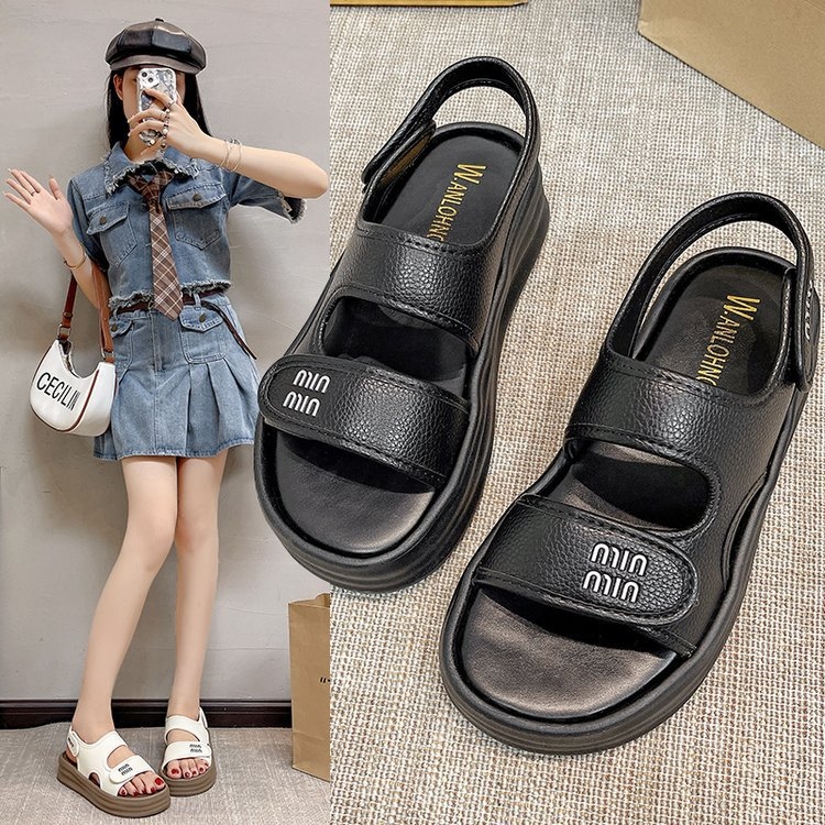 free shipping designer sandals for womens 2025 New Flat bottomed Sports Fashion Casual Non slip Beach Sandals Size 35-40 for daily wear