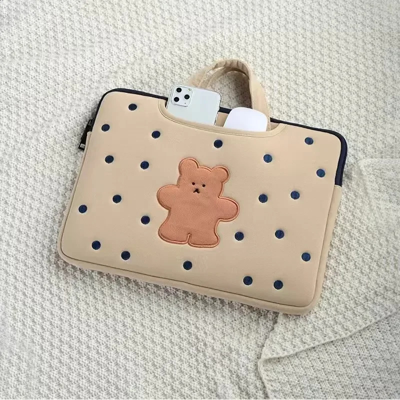 Cute Cartoon Tablet Sleeve Bag Laptop Handbag 13.3 /13.6/14/15.6/16 lnch Portable Computer Sleeve Case for lpad 250407