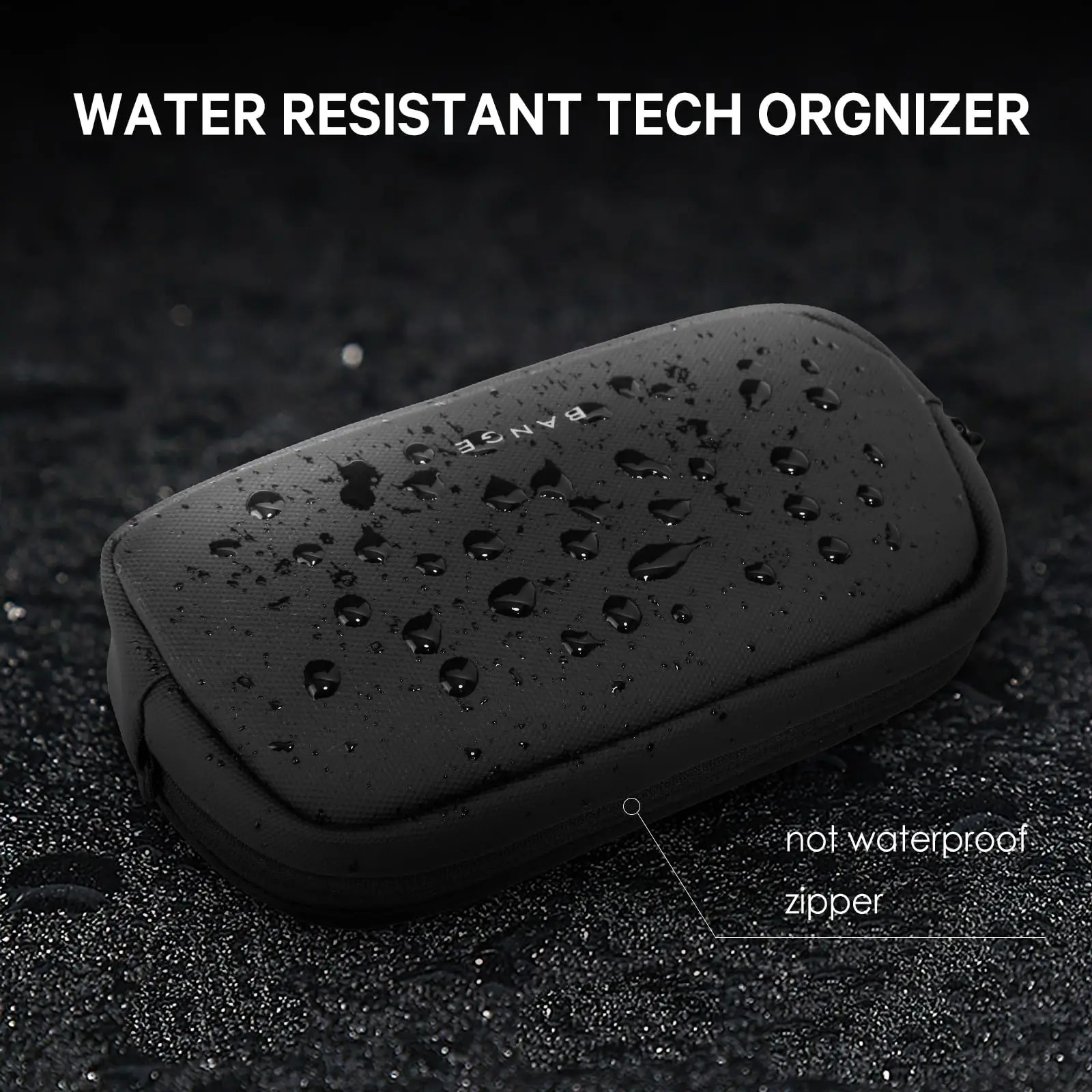 BANGE Water Resistant Electronic Travel Bag Organizer for Tech Pouch Cable Case Digital Portable Handle Accessories Storage Bag251111