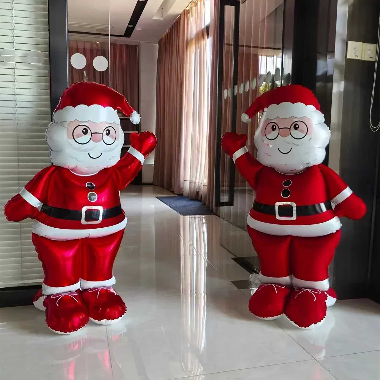 Christmas 1pcs Santa Foil Balloons - 61 Self-Sealing Christmas New Years Themed Parties Perfect for Holiday Decorations Y251111