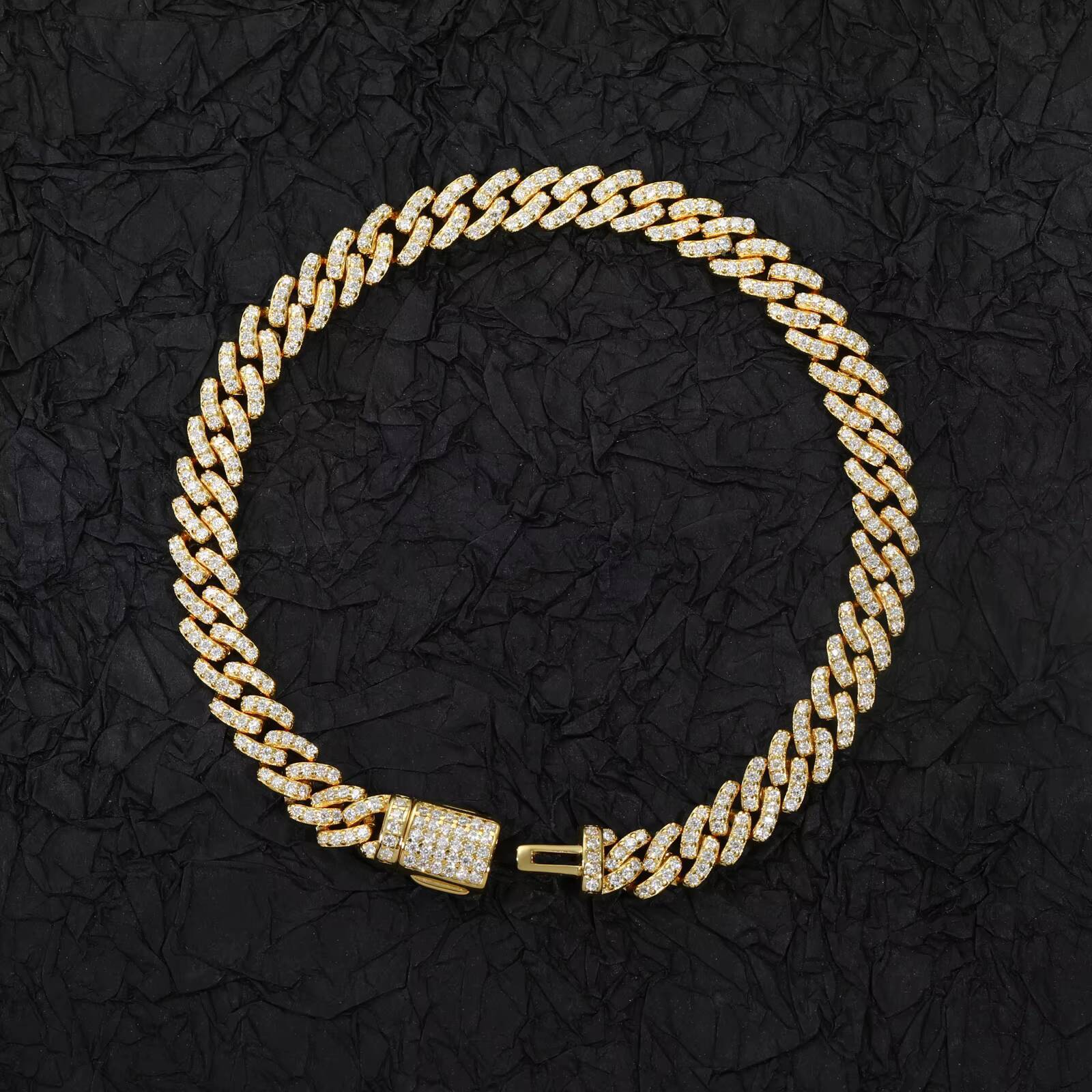 Cheap Price Pass Diamond Tester 6mm 925 Sterling Silver VVS Moissanite Iced Out Hip Hop Jewelry Cuban Link Bracelet Men Women