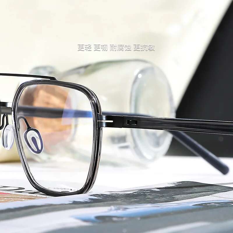 Reven Jate 2675 Optical Pure Titanium Round Frame Prescription Eyeglasses Rx Men or Women Glasses for Male Female Eyewear