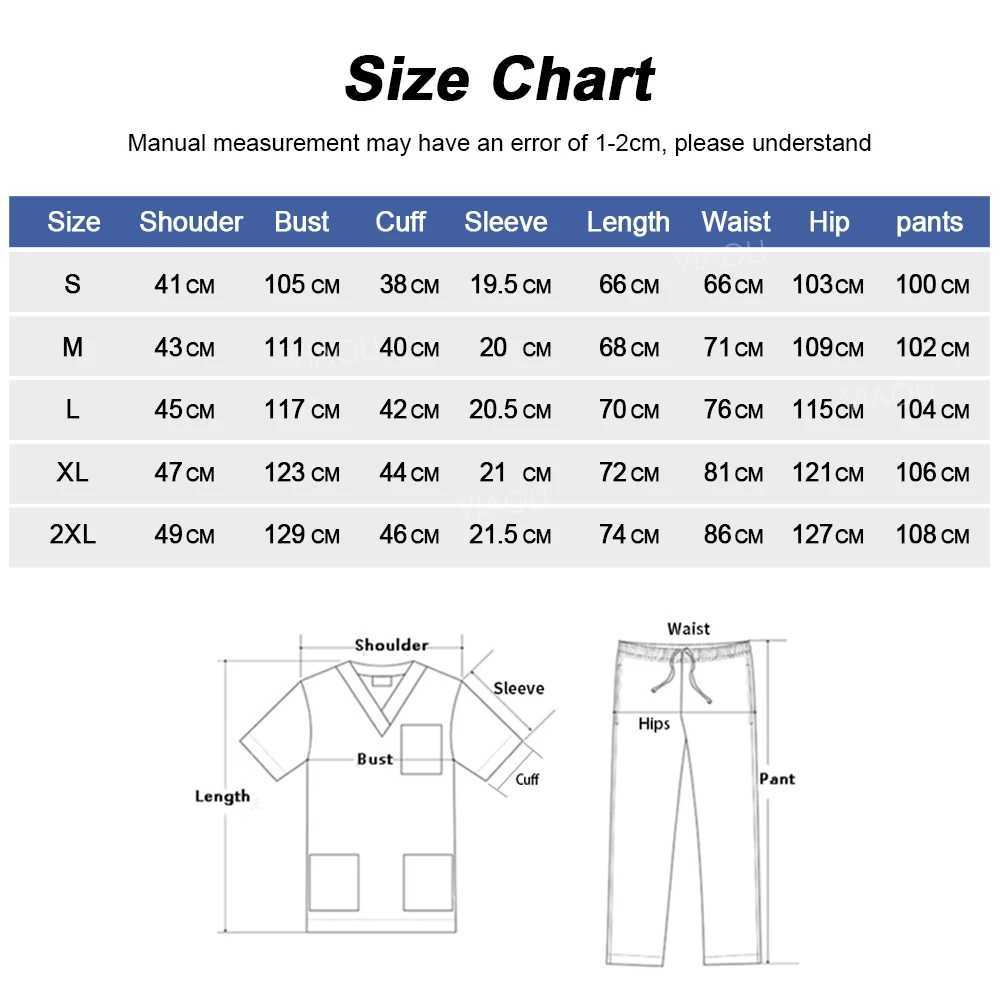 Medical uniform frosted hospital work frosted set nursing frosted set womens healthcare pharmacy clinic work uniform X250410
