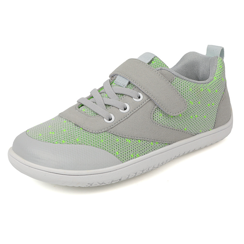 Kids Wide Barefoot Shoes Girls Boys Breathable Sports Shoes Toddler Non Slip Soft Walking Shoes Children Casual Running Sneakers for Outdoor Sports Si