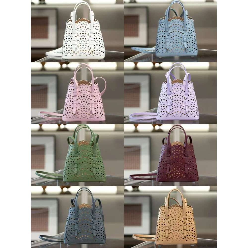 Bag Designer Shoulder Women's Handbag Hollow Bag For Spring Festival New Fashion Real Leather Carved Bags