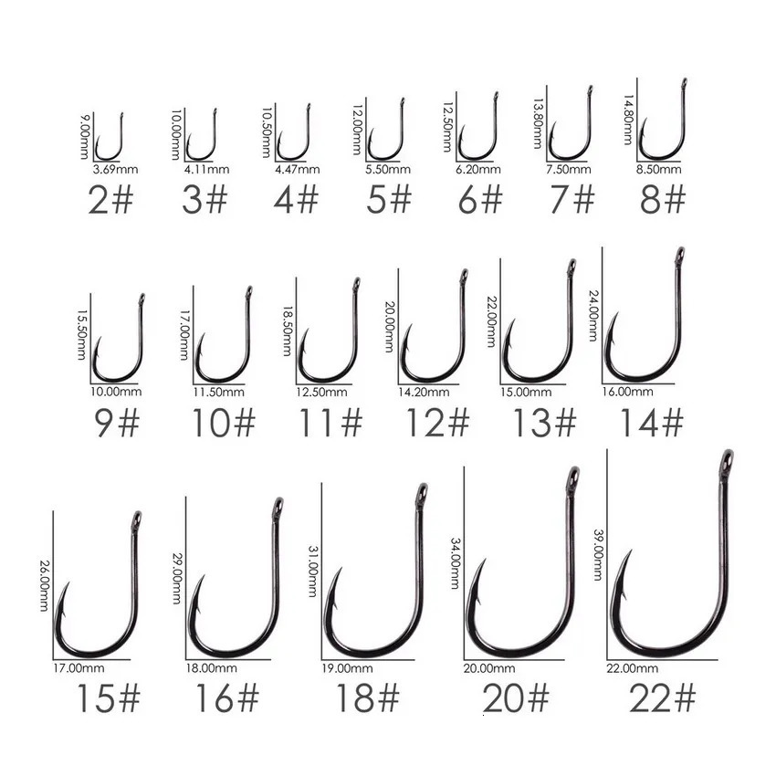 100 Or 40 pcs Iseama Carp Fishing Hook Offset Circle Hook Single Fly Fishing Jig Hook Barbed sea Fishhook Tackle Accessories Box 251103