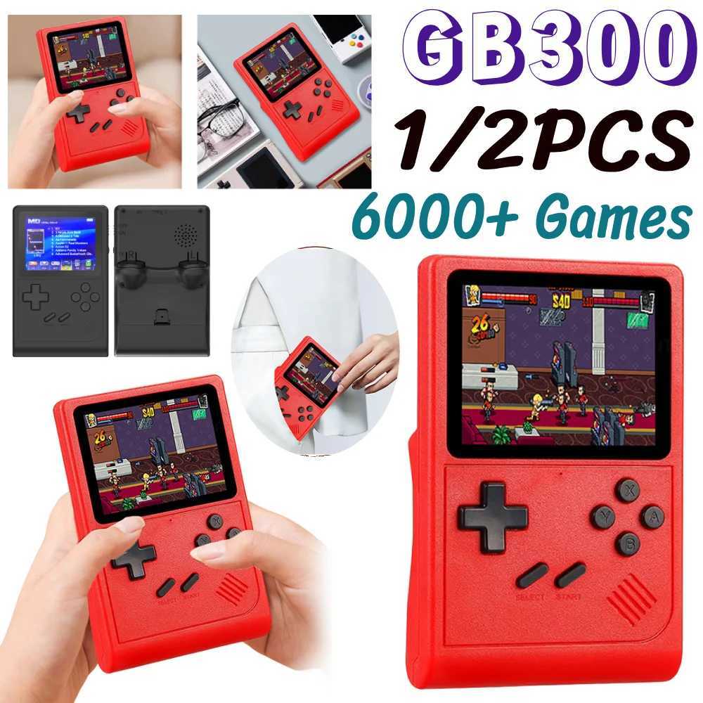 GB300 TV retro video game console with built-in 8GB 3.0-inch screen mini video game console and 6000+video game consoles T250411
