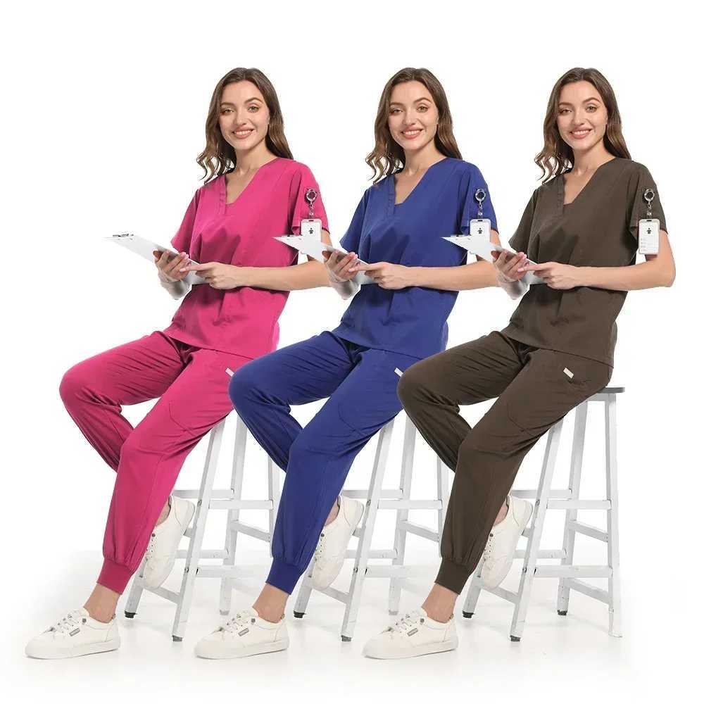 Operating Room Medical Uniforms Matte Hospital Work Matte Set Nursing Supplies Nursing Dental Surgical Dresses Work Clothes X250410