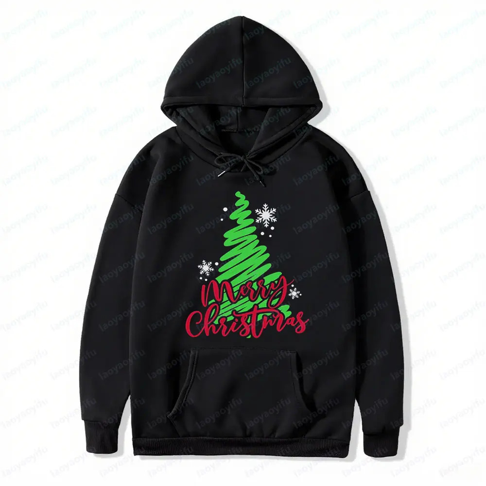 Christmas Unisex Sweatshirt Merry Christmas Holiday Sweatshirts Men Women Casual Festival Costumes Family Party Fashion Hoodies 251106