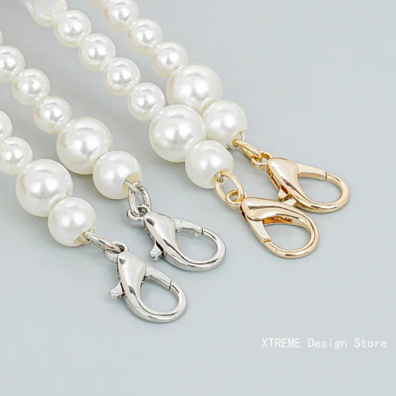 80/100/120cm Fashion Pearl Strap Versatile Casual Long Beaded Chain Shoulder Strap Bag Strap Bags Replacement Accessories 251110