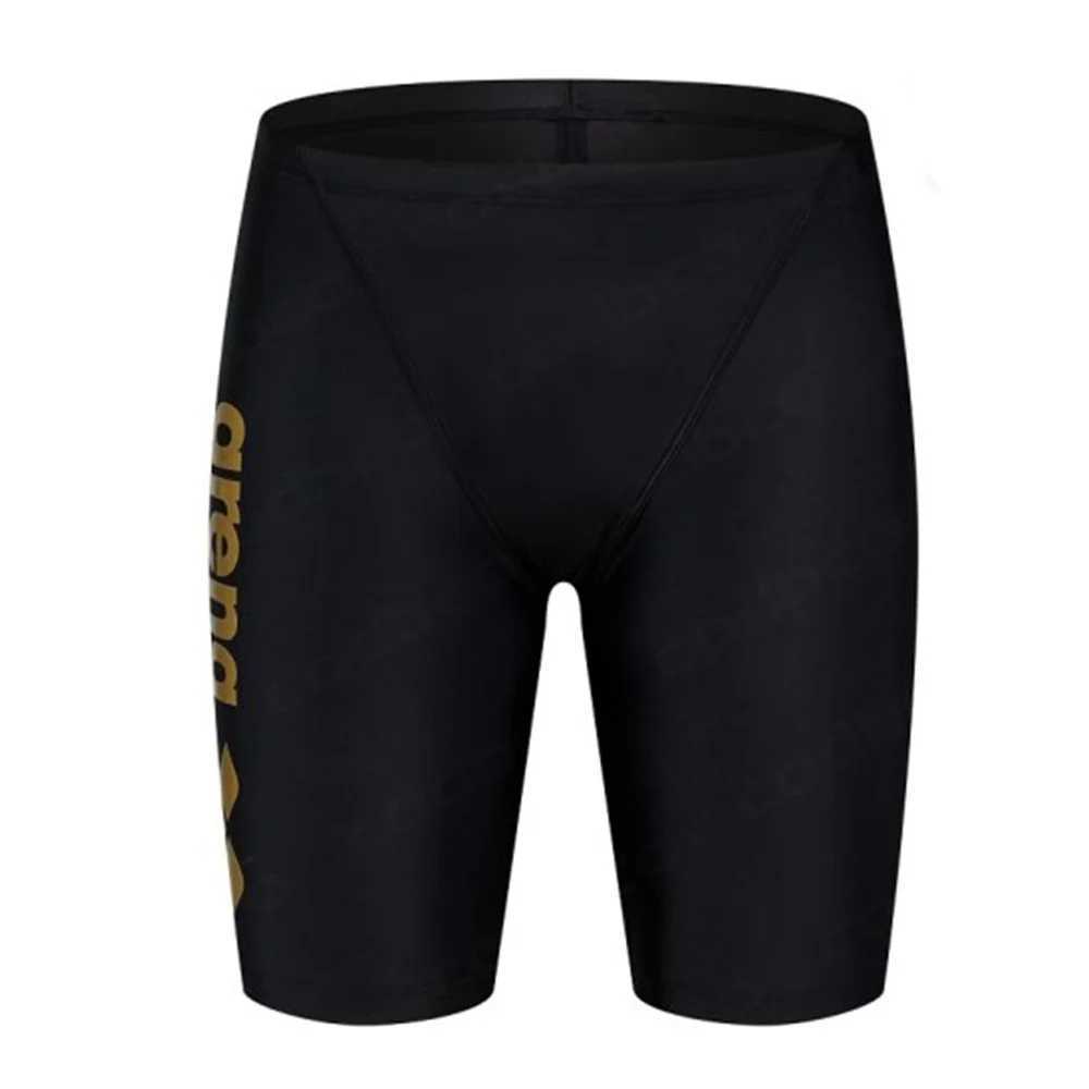 Summer Mens Swimming Jammer Endurance Exercise Training Swimsuit Shorts Quick drying Beach Swimming Relay Jammer Tight Surfing SwimsuitW250410