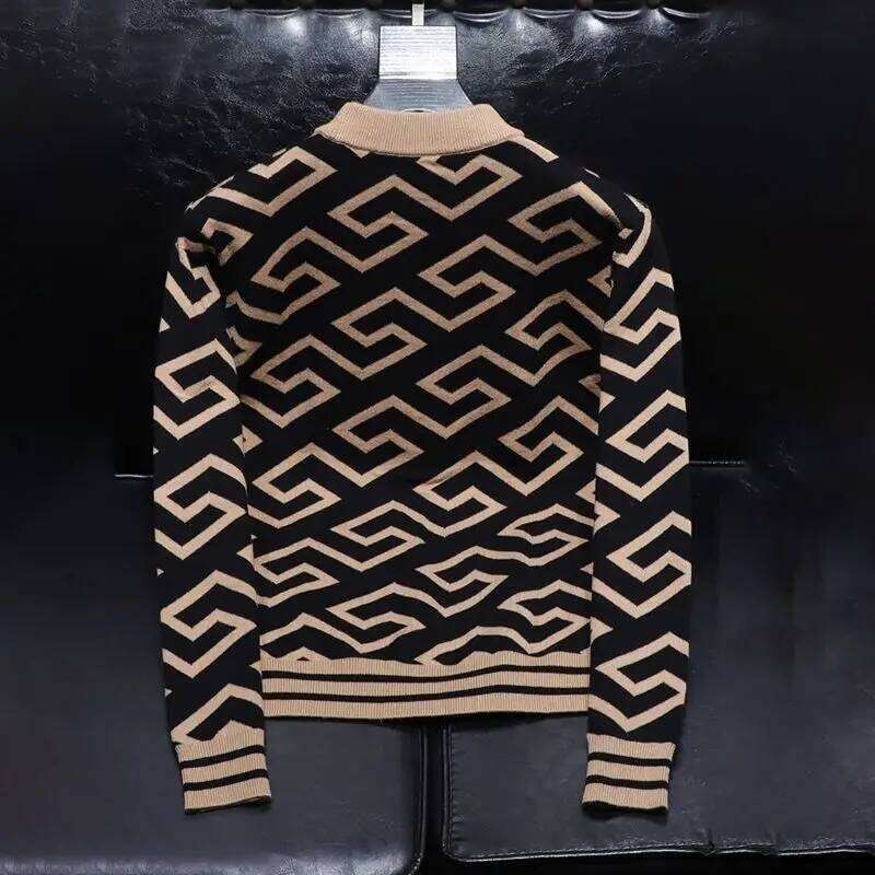 Versatile Design Niche Men's Long-Sleeved Sweaters Fashionable And Handsome Tops