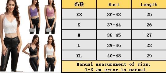 New sequin splicing crystal chain spicy girl vest short style suspender crop top with exposed navel